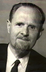 Jacobus tenBroek portrait in black and white.